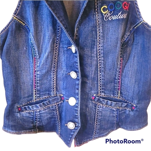 Coogi Couture  Denim Vest - Picture 3 of 12